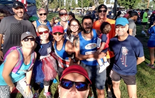 4th of July Run with older runner group